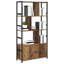 Bookshelf Engineered Wood Freestanding Tiered Home Shelving Living Room-186153402-186153382