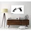 «Dog with HMV Missile», reproduction d'impression sur toile tendue en blanc-27834429
