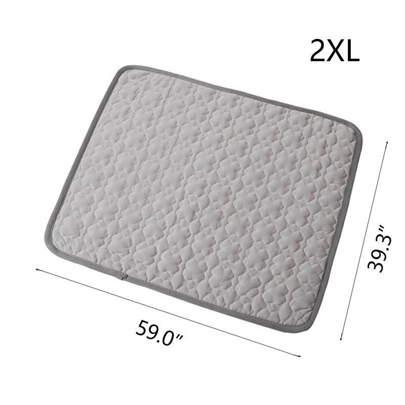 Couverture pour chien, mat, gris, Grand (H 2 po x l 59 po x P 39,3 po)