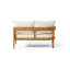 Ensemble de conversation extérieur en bois d'acacia avec foyer modulaire et optionnel Lorene-125529261