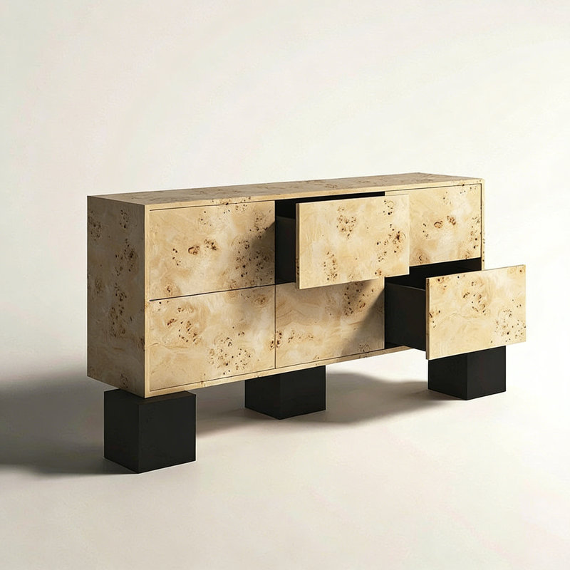 55.1" Console Table, 33.5" H x 55.1" W x 17.7" D