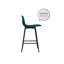 Henrine Upholstered Counter Stool with Metal Frame-1118811362