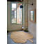 Monstera Cotton Area Rug in Olive/Soil Brown/Orche
