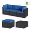 Canapé d'angle modulaire en résine tressée de 10 pièces avec pouf et coussins de 12 cm-2011765727