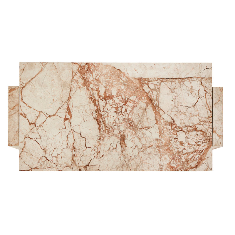 Romano Marble Coffee Table, Desert Taupe Marble