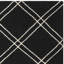 Tapis géométrique en laine et en coton tissé à la main et à plat Rodgers-753091075