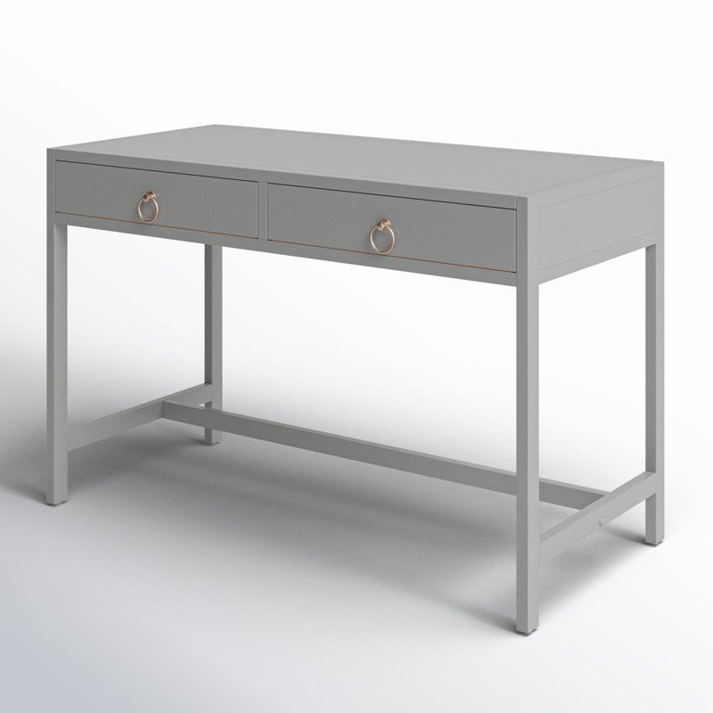 Bureau à 2 tiroirs Esther, Gris