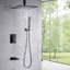 Ensemble de robinet de douche à pluie 10 pouces avec robinet de douche