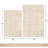 Sandcliff Checkered Cotton Non-Skid Machine Washable 2 Piece Bathroom Rug Set-93590630