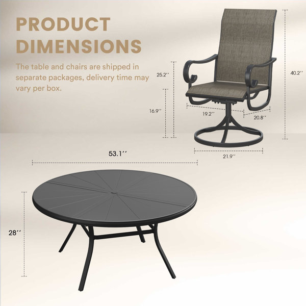 Dimensions du produit