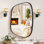 Miroir mural irrégulier - Miroir en verre trempé décoratif