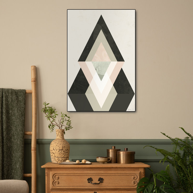 Reproduction d'art sur toile Steemplix - montagnes au-delà des montagnes II par Green Lili