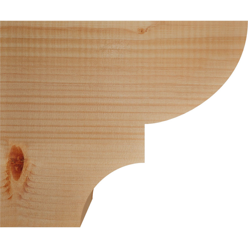 Queue de chevron lisse Ridgewood, Sapin de Douglas, H 10 po x l 3 1/2 po x L 12 po