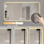 Miroir de salle de bain DEL 48 x 24 po - Haute résistance à la corrosion, trois couleurs réglables, système anti-buée. Rétroéclairage 48 x 24 po, excellent changement de couleur.
