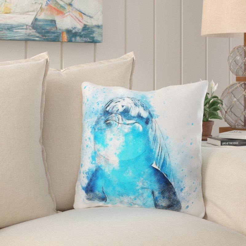 Coussin pour dauphin , Microsuède, Intérieur