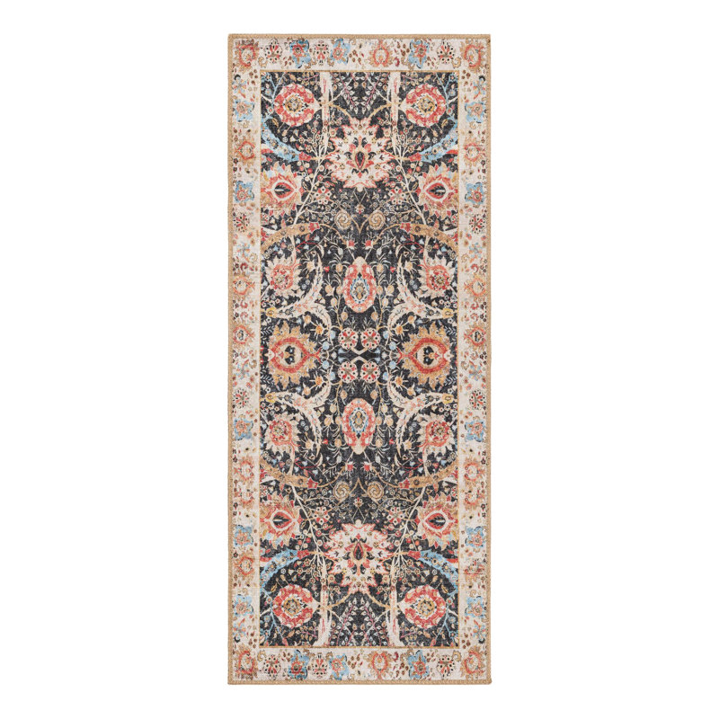 Matilynn Performance Chenille Floral Indoor Rug, Runner 2' x 5'1"