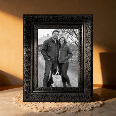 Cadre photo 8 "x 10" noir 1pc