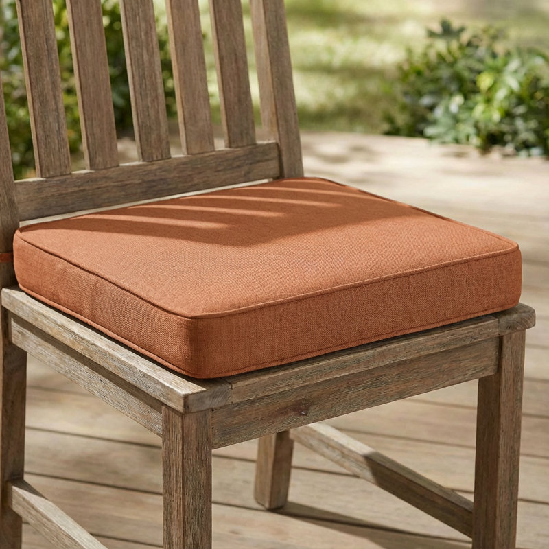 Coussin de chaise d'extérieur Noah, orange, Orange