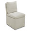 Chaise d'appoint rembourrée à roulettes Alayaa-99840925