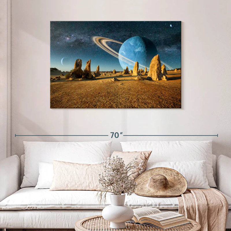 Planète extraterrestre Oberle Barren, H 30 po x l 45 po