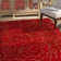 Tapis floral en laine et viscose touffeté à la main Soho