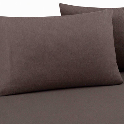 CozyCotton Twin Flannel Sheet Set - Soft & Warm Bedding in Grey - 100% Cotton - Breathable & Durable - Perfect for Winter Nights - Twin Size Sheets