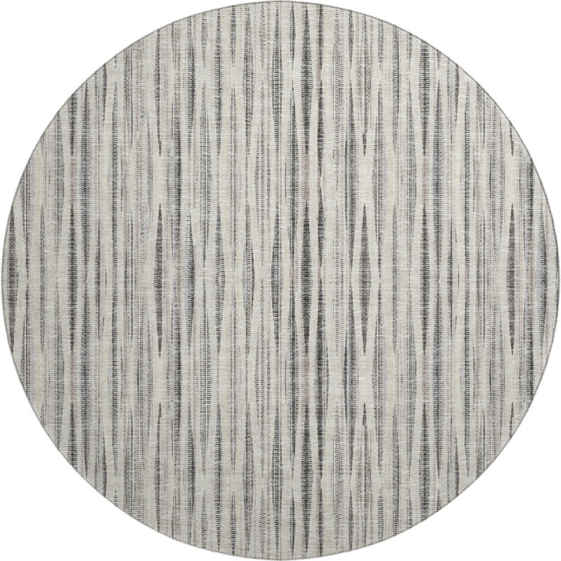  Premium Machine Washable Myalee AMF31 Rug, Round 8'