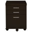 Bureau en L avec classeur mobile