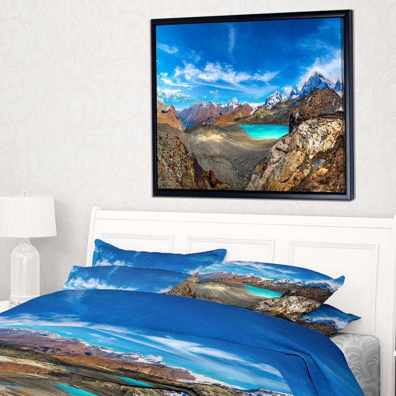 «Alpine Mountains in Swiss Panorama», reproduction de photo sur toile tendue encadrée, H 30 po x l 40 po x P 1,5 po