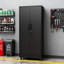 Extra-Wide Heavy-Duty Steel Storage Cabinet with Lock & 4 Adjustable Shelves - Large Metal Garage Locker for Tool Organization, Warehouse-1419543965-1419543962-1419543960