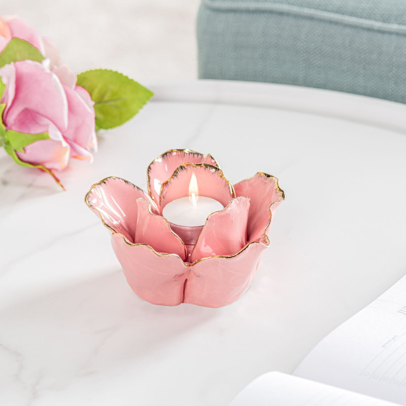 Photophore Lotus, Rose