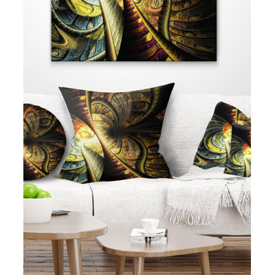  Coussin Abstract Fractal Illustration