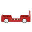 Structure de lit de voiture de course avec roulettes-1700122303