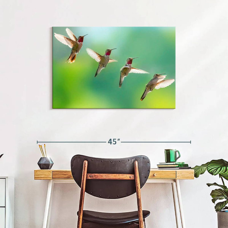 Colibris volants, H 24 po x l 36 po