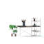 Bureau réversible en bois Smart Workstation blanc / brun