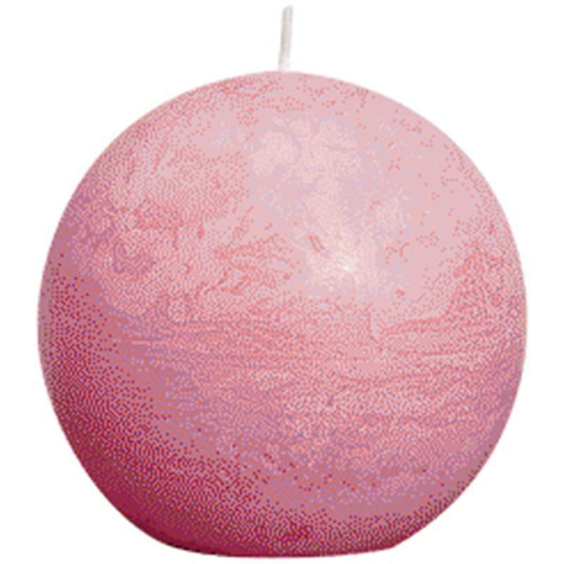 Bolsius Bolsius Rustic Ball Candle 80 mm, Pink