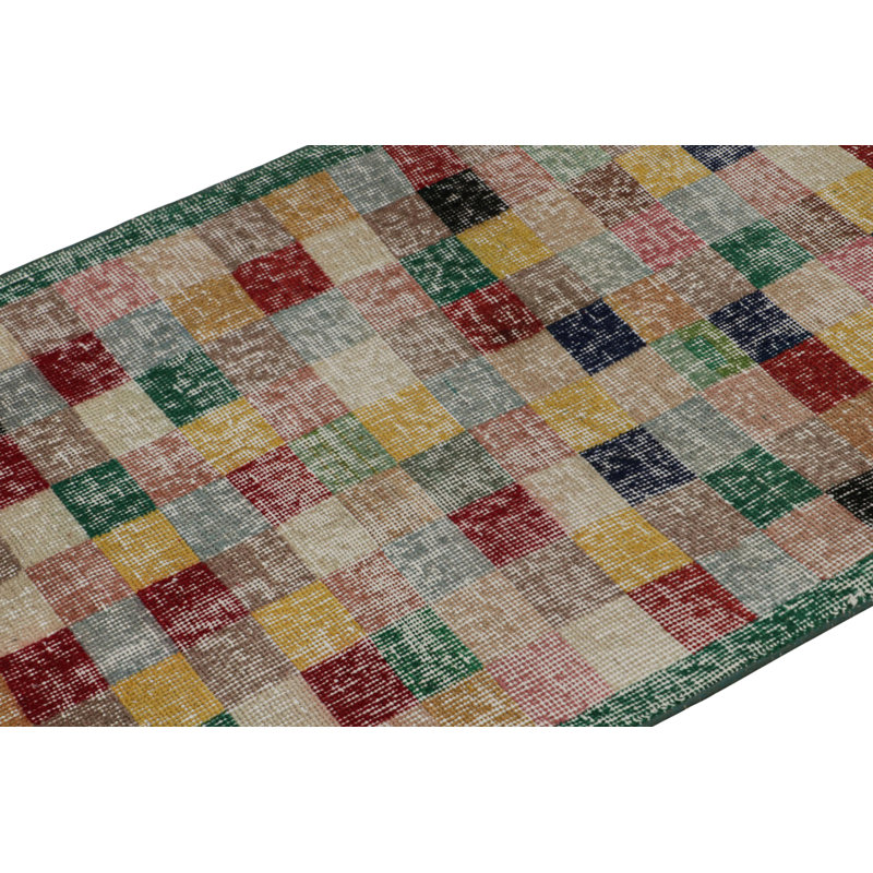 Wool Plaid Area Rug