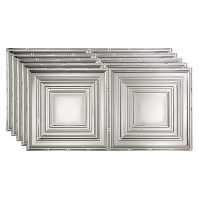 Panneau de plafond décoratif en vinyle 3 pi x 4 pi FASÄDE