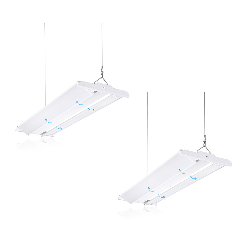 Luminaire linéaire à DEL à grande hauteur, 0-10V à intensité variable, lumière du jour 5000K, H 2 po x l 47 po x P 12,8 po