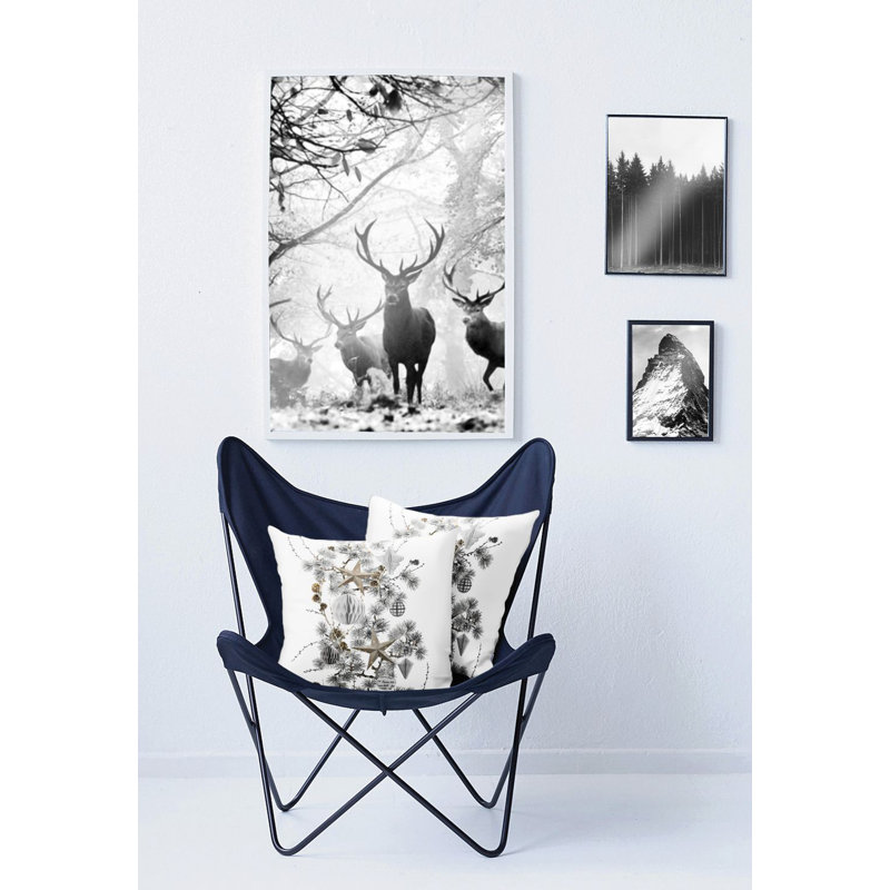 Chalet Style Square Scatter Cushion with filling, 48 x 48cm
