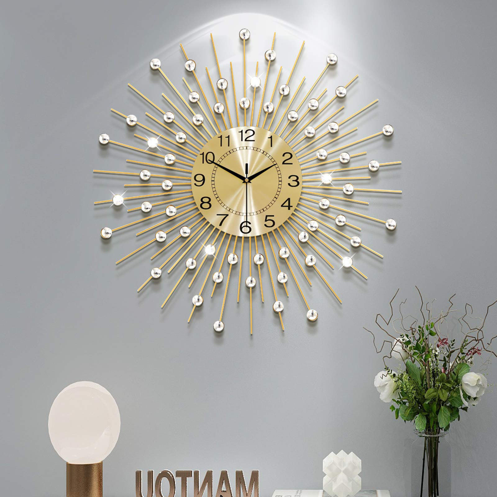 SEGUIRA Metal Wall Clock | Wayfair