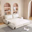Grand canapé-lit en velours coulissant, causeuse convertible 3-en-1-1784974373