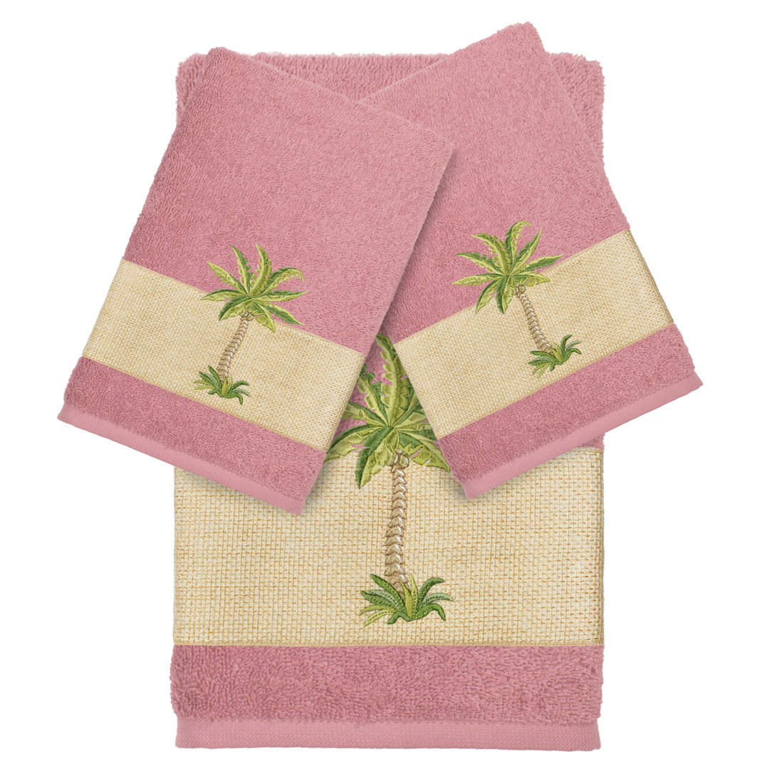 Colton 3 Piece 100% Premium Turkish Cotton Towel Set Linum Home Textiles 