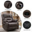 Fauteuil inclinable avec massage et chauffage Michalski-122123323