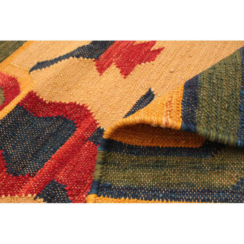 Tapis de la surface en laine 8 pi 2 po x 10 pi 1 po one-of-kind-noué la main anatolian light gold