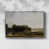 Toile argentée avec cadre flottant