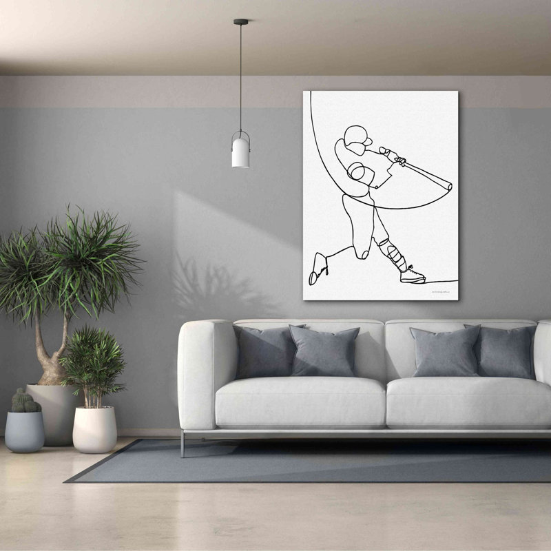 Ivy Bronx «Grand Slam» par Kamdon Kreations, estampe numérique sur toile, H 54 po x l 40 po x P 1,5 po