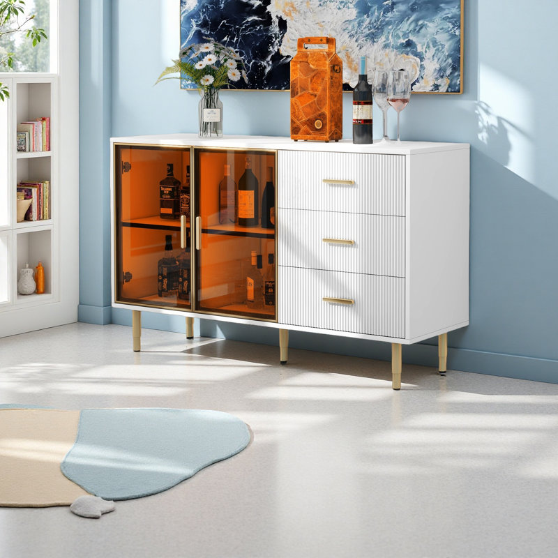 Buffet Modern, Blanc