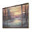 Purple River Winter Windows II - Winter Landscape On Wood Print-1404885