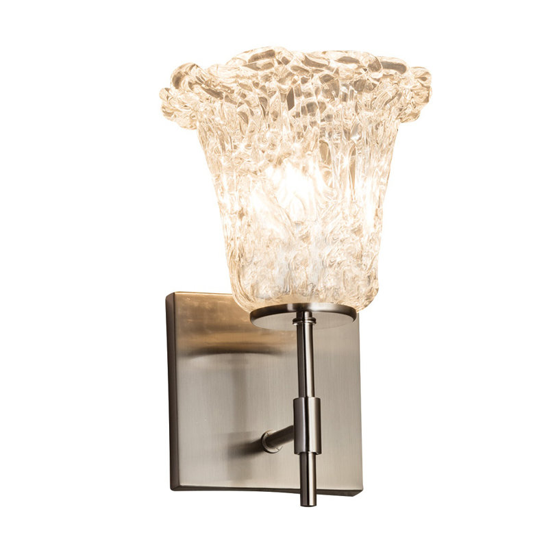 Leroux Armed Sconce, Matte Black, Yes